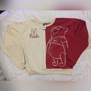 Disney Winnie the Pooh  Two-Tone Sweatshirt (small adult or larger child)